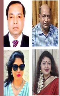 পিকে হালদার ও তার সহযোগীদের গ্রামের বাড়িতে চন্দ্রদীপ নিউজ টিম