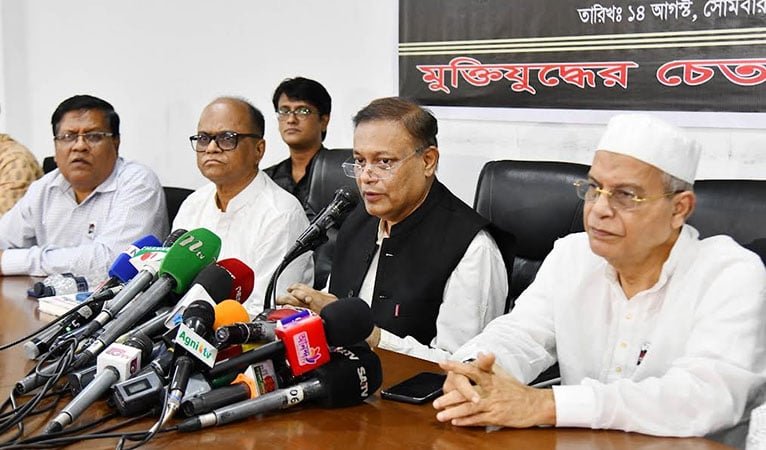 বিএনপি মহাসচিবের বক্তব্যেই প্রমাণ হয় তারা জঙ্গিদের প্রধান পৃষ্ঠপোষক : তথ্যমন্ত্রী