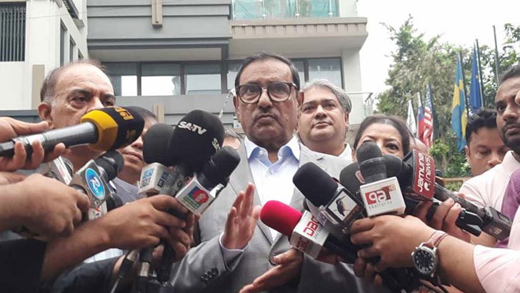 জাতিসংঘের প্রতিনিধির সঙ্গে বৈঠক শেষে যা বললেন ওবায়দুল কাদের