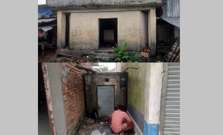 কলাপাড়ায় দীর্ঘদিন ধরে পাবলিক টয়লেট ও ড্রেনেজ সংষ্কার বন্ধ