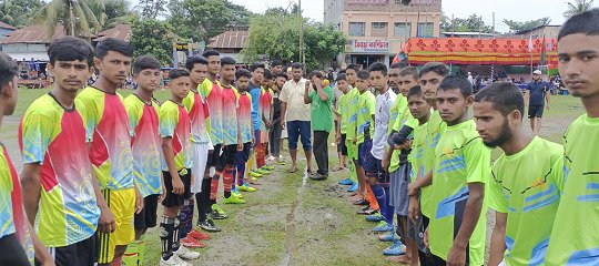 পটুয়াখালীর বাউফলে গ্রীষ্মকালীন ক্রীড়া অনুষ্ঠান শুরু