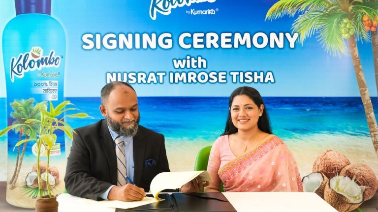 নারিকেল তেলের নতুন ব্র্যান্ড কলোম্বো’র সঙ্গে যুক্ত হলেন তিশা