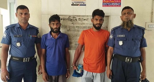 সুগন্ধা নদীতে নিষেধাজ্ঞা অমান্য করে ইলিশ শিকার, দুই জেলের কারাদণ্ড