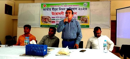 বাউফলে জাতীয় ইঁদুর নিধন অভিযান শুরু