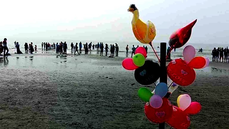 কুয়াকাটায় ফেস্টিভ্যাল শুরু নতুন সাজে সমুদ্র