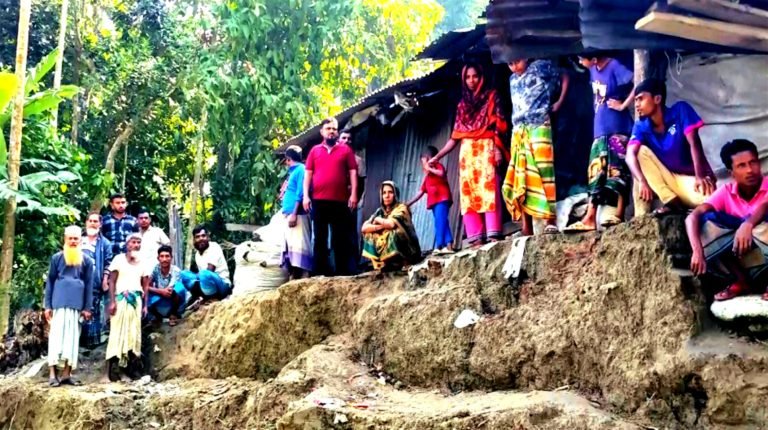 কচাবুনিয়া নদীতে ভাঙন, আতঙ্কে স্থানীয়রা