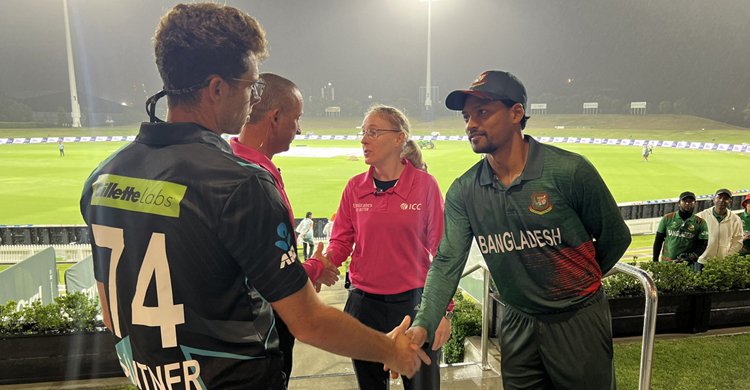 টস জিতে বাংলাদেশকে ব্যাট করতে পাঠালো নিউজিল্যান্ড