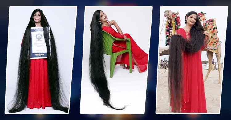 বাস্তবের রুপাঞ্জেল, গিনেস বুকে গড়লেন রেকর্ড