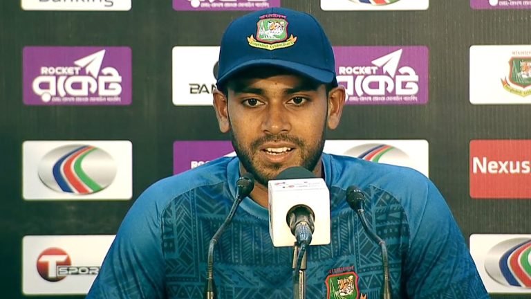 ‘২ দিনেই ঢাকা টেস্ট শেষ’ হওয়া প্রসঙ্গে যা বললেন মিরাজ
