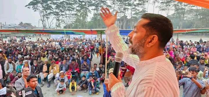 গলাচিপায় উন্নয়ন হবে নৌকায় ভোট দিলে এস.এম শাহজাদা