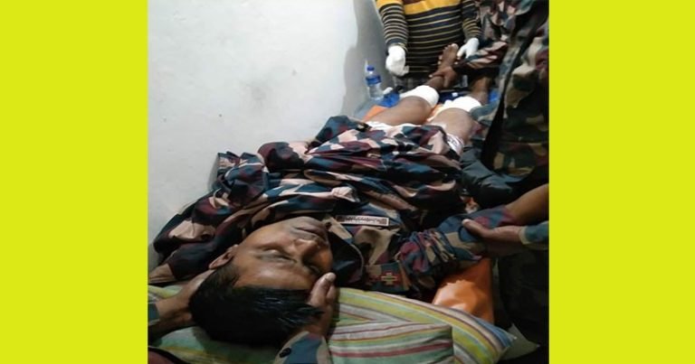 ভোলার মনপুরায় গাড়ি দুর্ঘটনায় বিজিবির ৪ সদস্য আহত