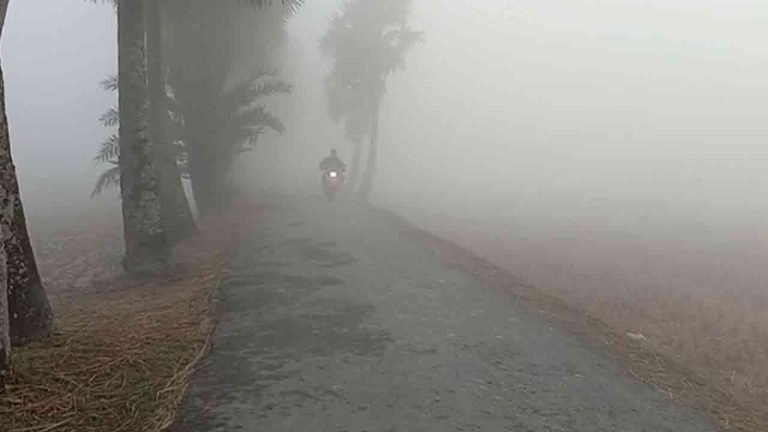 পটুয়াখালীতে  শীতের তীব্রতা বেড়েছে