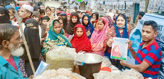 বরিশালে উপজেলা নির্বাচনে নতুন প্রার্থীদের প্রচারনা