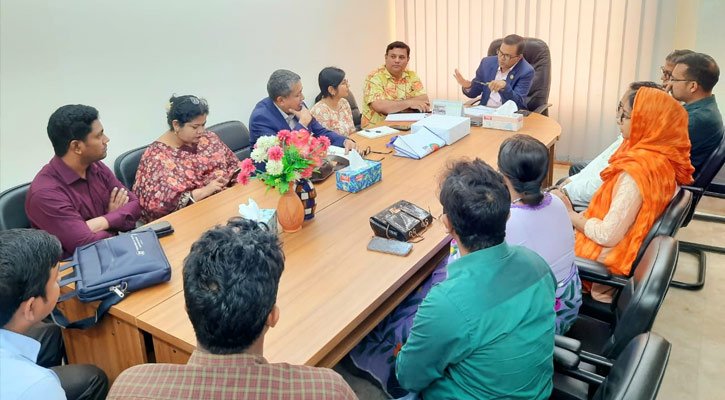 ববি উপাচার্যের সঙ্গে মার্কিন দূতাবাস কর্মকর্তাদের মতবিনিময়