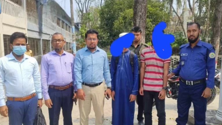 পরীক্ষা কেন্দ্রে নকলসহ যুবক আটক, এক মাসের কারাদণ্ড