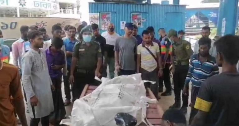 বরিশালে লঞ্চের পাখায় জাল ছাড়াতে গিয়ে নিখোঁজ জেলের লাশ উদ্ধার