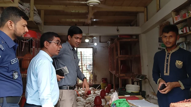 গলাচিপা পৌর শহরে ভোক্তার অভিযান, ৯ হাজার টাকা জরিমানা।