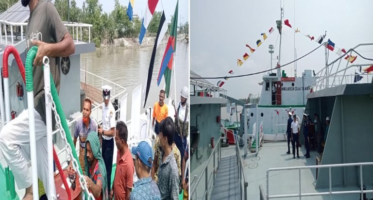 স্বাধীনতা দিবসে জনসাধারণের জন্য জাহাজ উন্মুক্ত করেছে কোস্টগার্ড