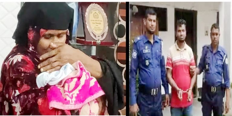 পটুয়াখালীতে চুরির ১০ দিন পর নিজ সন্তানকে ফিরে পেয়ে আবেগে আপ্লুত মা