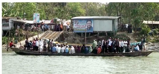বরিশালে খেয়াঘাটে নৈরাজ্য জিম্মি লক্ষাধিক মানুষ