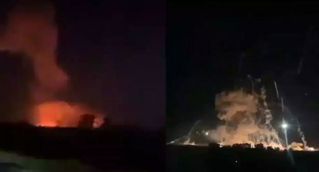 ইরাকে সামরিক ঘাঁটিতে ‘বিকট বিস্ফোরণ’