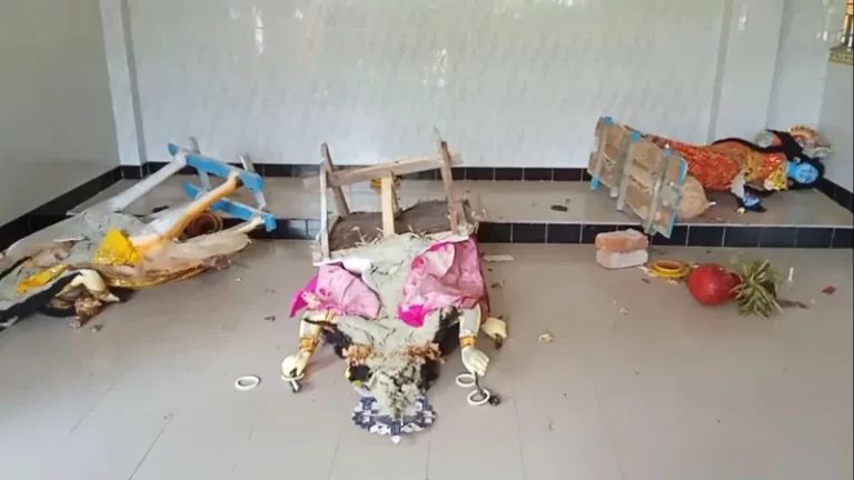 কলাপাড়ায় জগন্নাথ মন্দিরে প্রতিমা ভাঙচুর