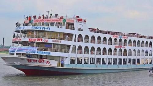 যাত্রী সংকটে বরিশাল-ঢাকা রুটে চলছে একটি লঞ্চ
