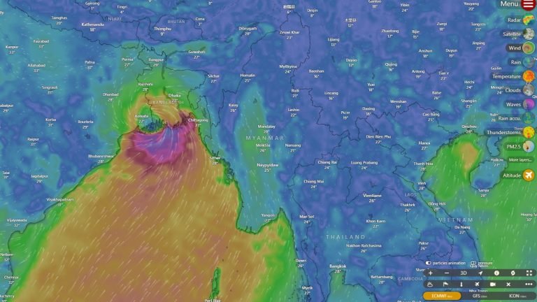 ৩ ঘণ্টার মধ্যে উপকূল ছাড়বে রেমাল, ১২ ফুট জলোচ্ছ্বাসের আশঙ্কা