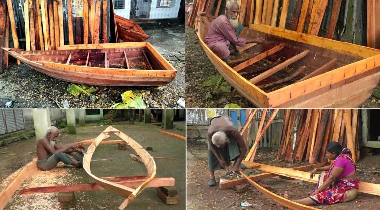 জার্মানিতে যাচ্ছে নেছারাবাদের কাঠের নৌকা