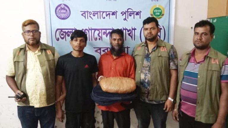 স্কুল ব্যাগে গাজার চালান, ২ মাদক কারবারি আটক