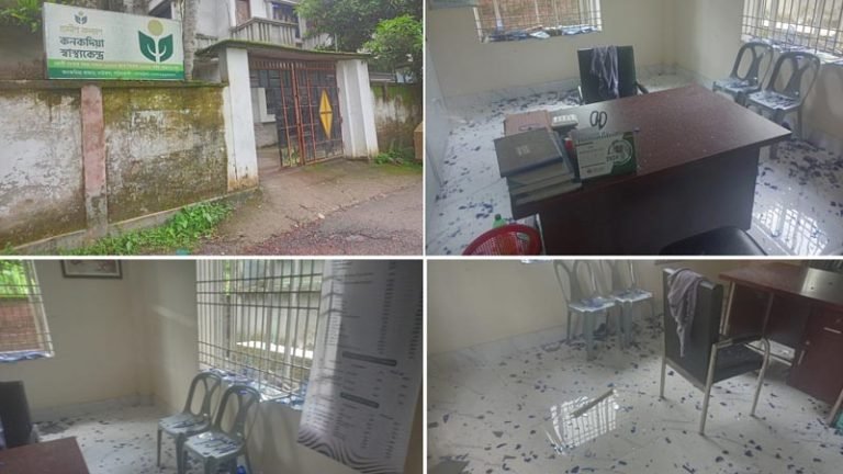 ড. ইউনূসের গ্রামীণ কল্যাণ স্বাস্থ্যকেন্দ্রে ভাঙচুর ও লুটপাট