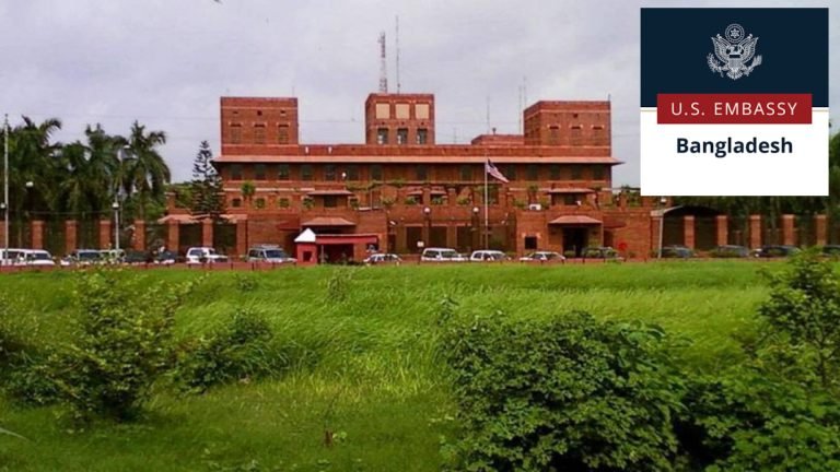 ঢাকায় মার্কিন দূতাবাসের নিয়মিত কার্যক্রম বন্ধ