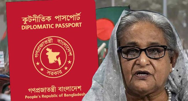 কূটনৈতিক পাসপোর্ট বাতিল, ভারতে থাকতে পারবেন না হাসিনা!