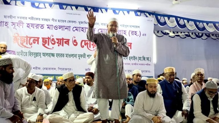 বঙ্গবন্ধুর বাবা ছারছিনার ভক্ত ছিলেন: দরবার শরিফে ধর্মমন্ত্রী