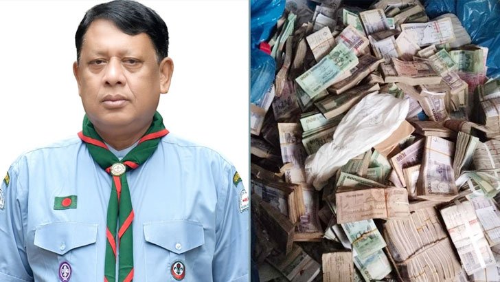 সাবেক সচিবের বাসায় বিপুল পরিমাণ দেশি-বিদেশি মুদ্রা