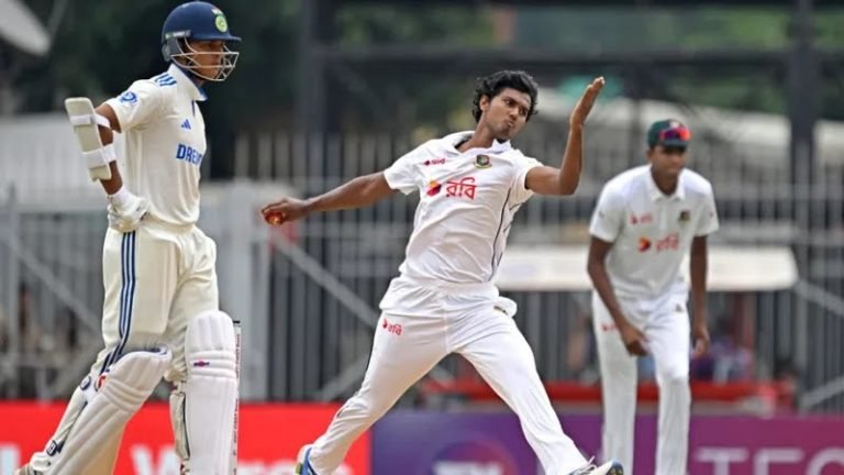 ৫ উইকেট নিয়ে ভারতের মাটিতে যে ইতিহাস গড়ল হাসান মাহমুদ