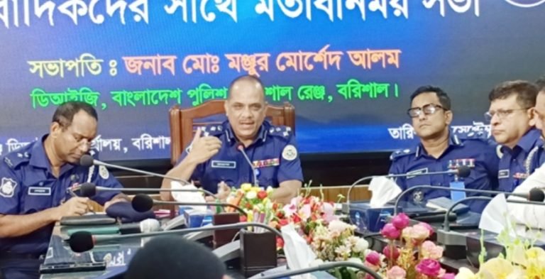 অন্যায়ভাবে পুলিশের মাধ্যমে আর কেউ হয়রানি হবেনা : নবাগত বরিশাল রেঞ্জ ডিআইজি