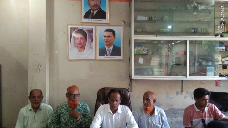 বাউফলে বিএনপি নেতা গাজী গিয়াসের সাংবাদিক সম্মেলন