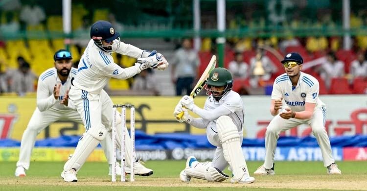 কানপুর টেস্ট : শান্ত-মুমিনুলের জুটিতে স্বস্তির প্রথম সেশন