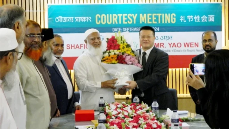 চীনা রাষ্ট্রদূতের সঙ্গে জামায়াত আমিরের ঘণ্টাব্যাপী বৈঠকে যে কথা হলো