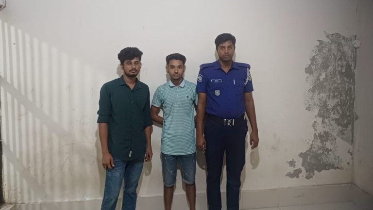 মাদকের আসরে গ্রামবাসীর হানা – দুই যুবককে কারাদণ্ড