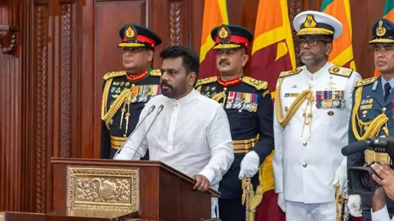 জাতির উদ্দেশে ভাষণ দেবেন শ্রীলঙ্কার নতুন প্রেসিডেন্ট