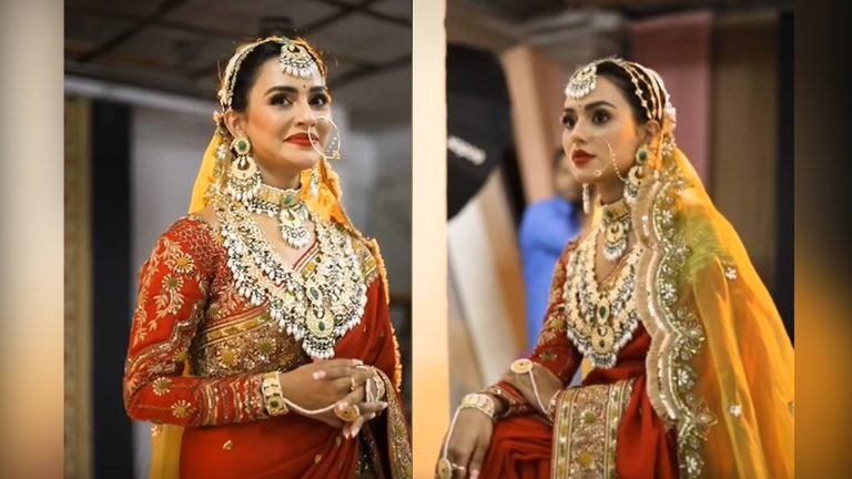 বিয়ের সাজে নুসরাত ফারিয়া, সামাজিক যোগাযোগ মাধ্যমে মুগ্ধ ভক্তরা