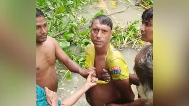 খালের কচুরিপানায় ৩ ঘণ্টা লুকিয়েও রেহায় পেলেন না ধর্ষণ মামলার আসামি
