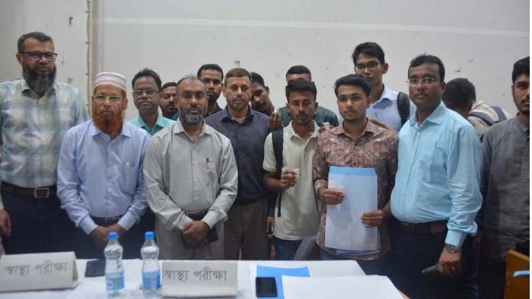 পবিপ্রবিতে প্রথমবার ডোপ টেস্টের মাধ্যমে শিক্ষার্থী ভর্তি শুরু