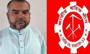 দুমকীতে শ্রমিকলীগ নেতার পদত্যাগ