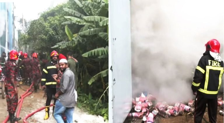 বরিশাল শের-ই-বাংলা মেডিকেলে অগ্নিকাণ্ড, ৯ ইউনিটের চেষ্টায় নিয়ন্ত্রণে