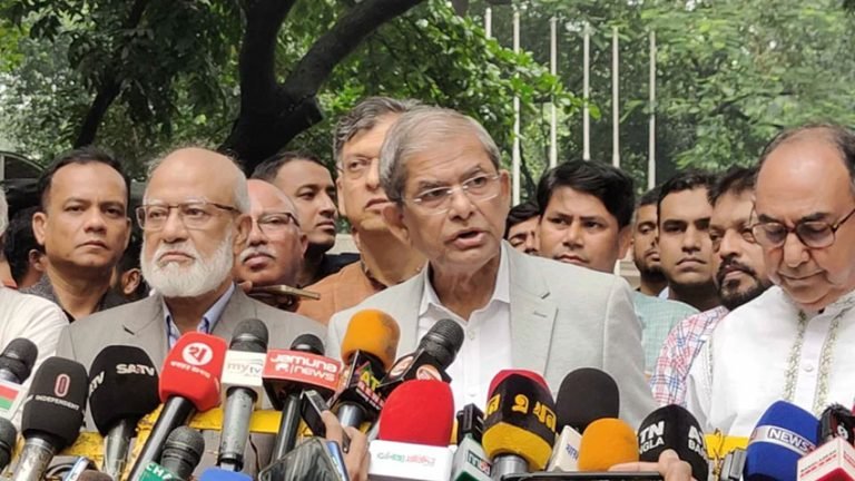 নির্বাচনের দিনকাল নিয়ে কিছু আলোচনা হয়নি: মির্জা ফখরুল