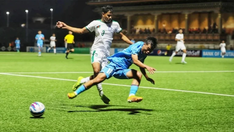 ফাইনালে ভারতের কাছে বাংলাদেশের হার