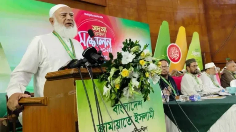 আ. লীগের গড়া সিন্ডিকেট এ সরকার ভাঙতে পারেনি: জামায়াত আমির